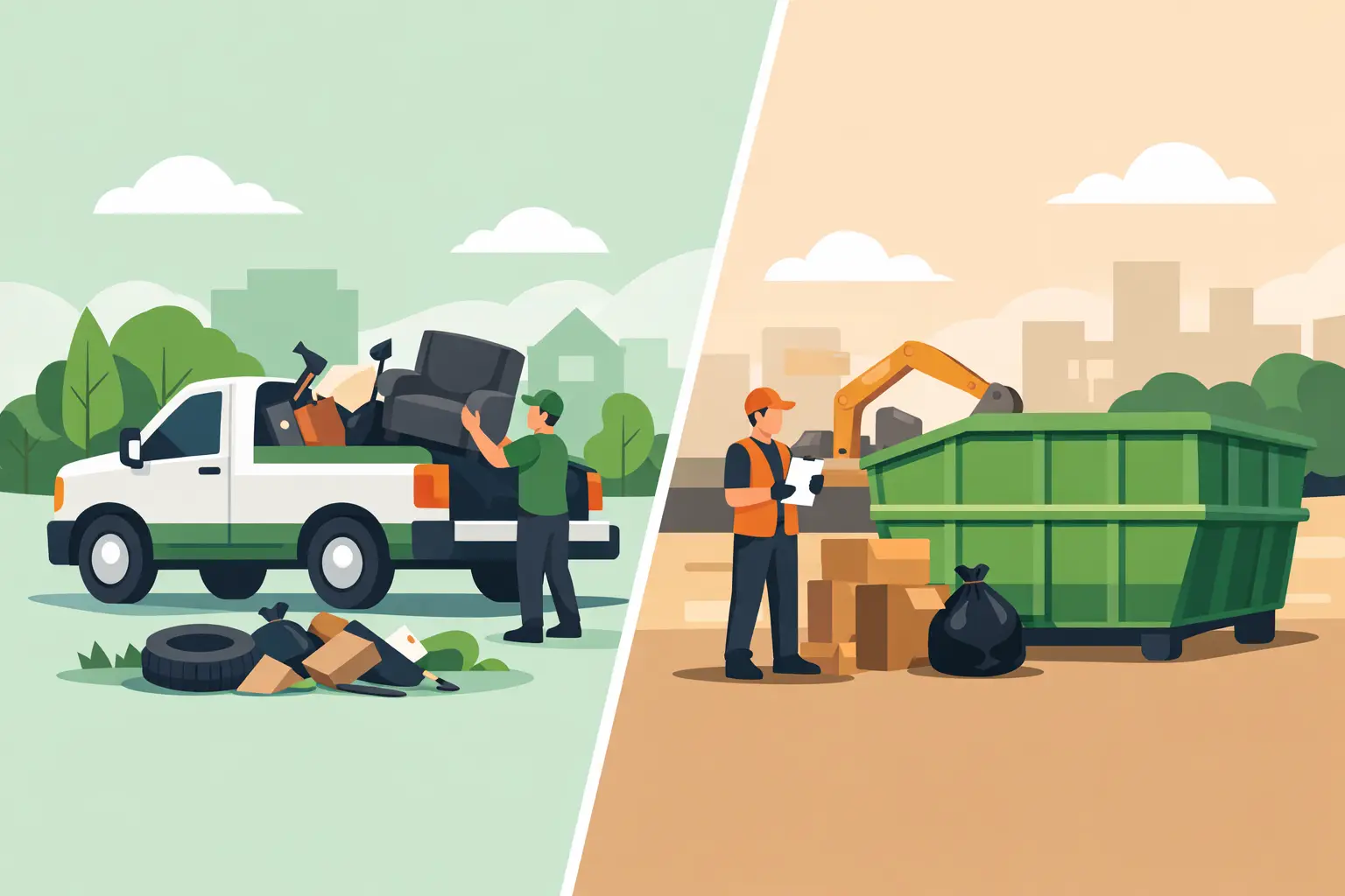 Junk Removal or Dumpster: Which Fits Best?