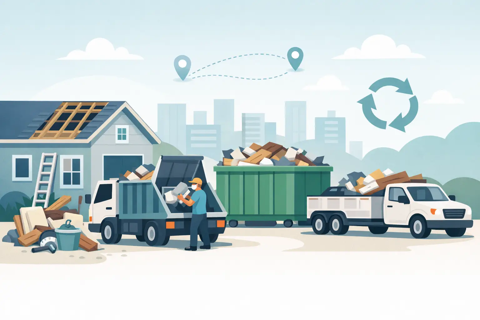 Renovation Debris Pickup Options That Work