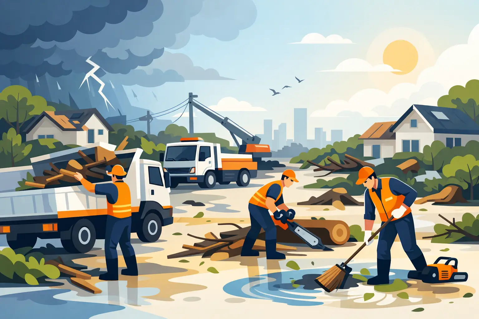 Storm Clean Up Services That Move Fast